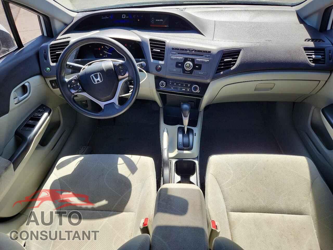 HONDA CIVIC 2012 - 19XFB2F58CE381160