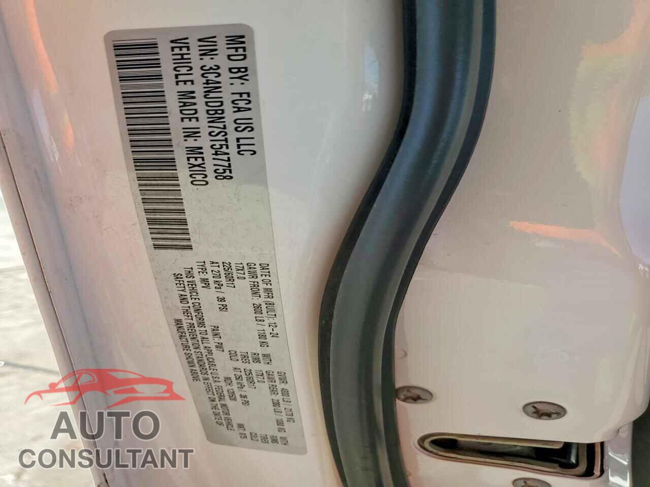 JEEP COMPASS 2025 - 3C4NJDBN7ST547758