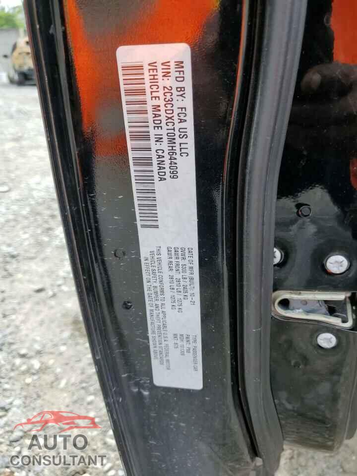 DODGE CHARGER 2021 - 2C3CDXCT0MH644099