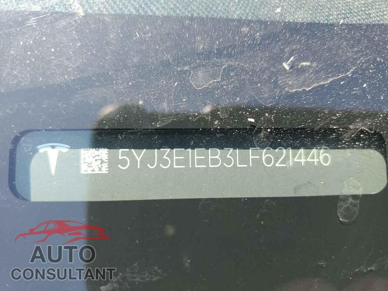 TESLA MODEL 3 2020 - 5YJ3E1EB3LF621446