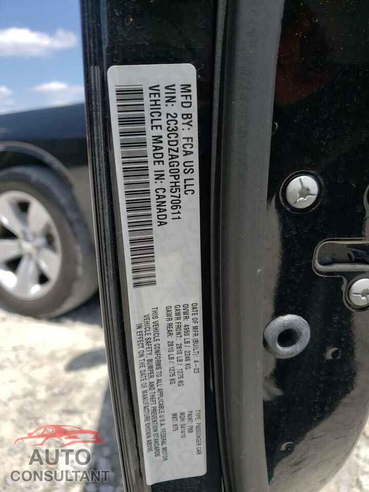 DODGE CHALLENGER 2023 - 2C3CDZAG0PH570611
