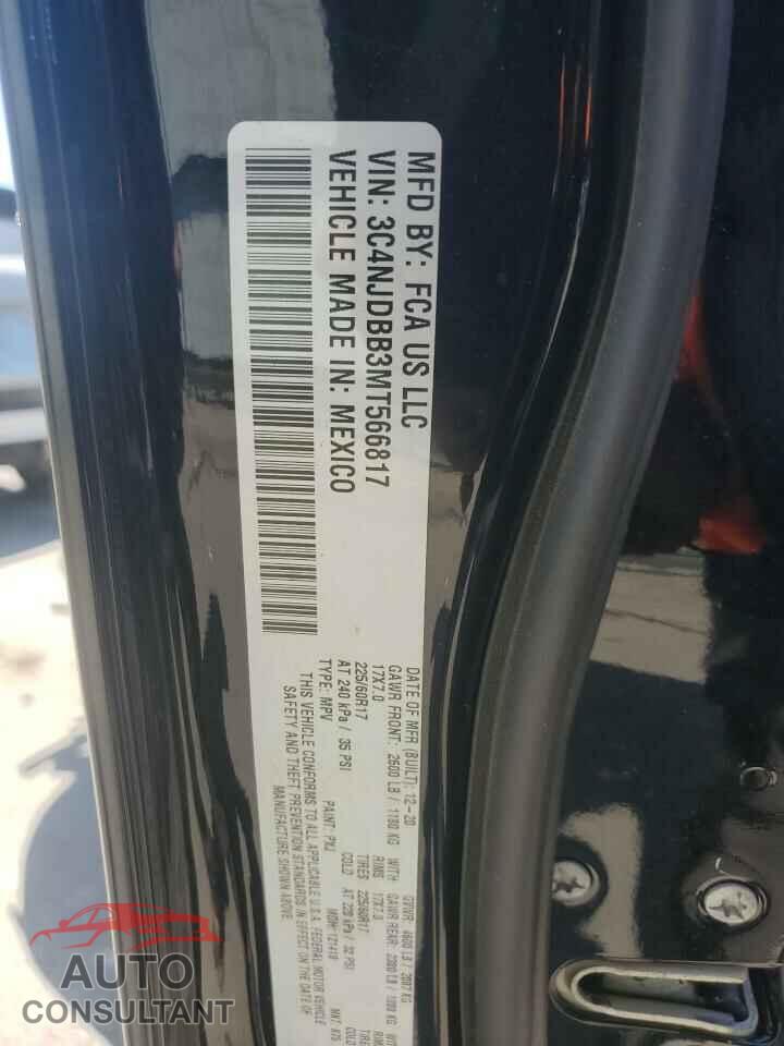 JEEP COMPASS 2021 - 3C4NJDBB3MT566817