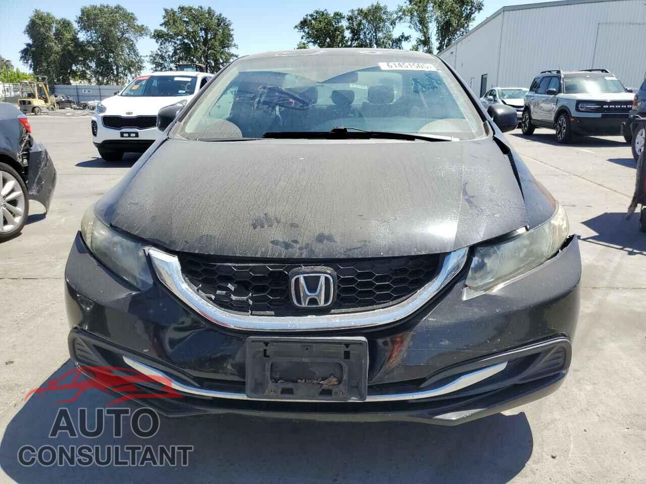 HONDA CIVIC 2013 - 2HGFB2F87DH524214