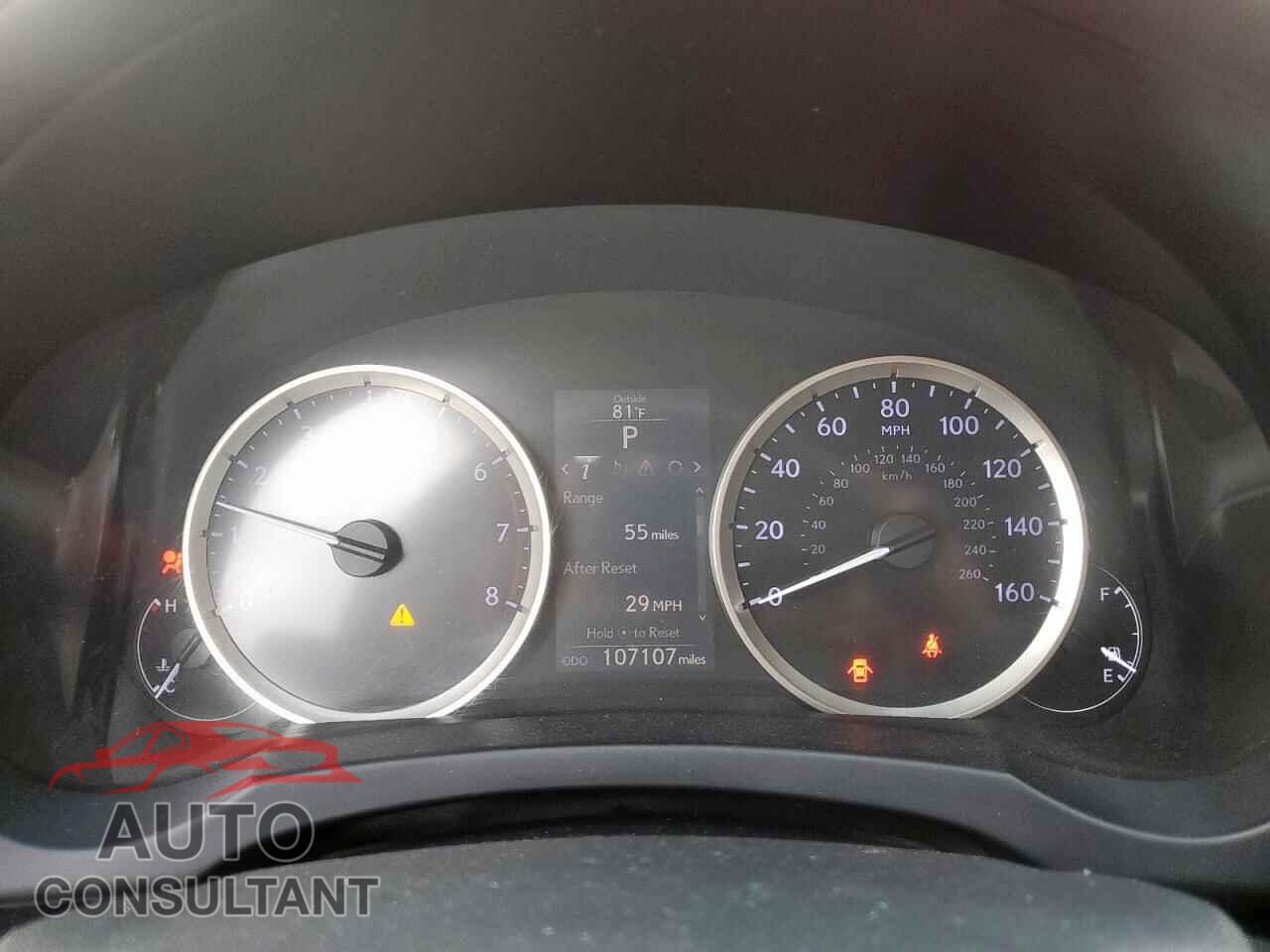 LEXUS IS 2016 - JTHBA1D25G5021655