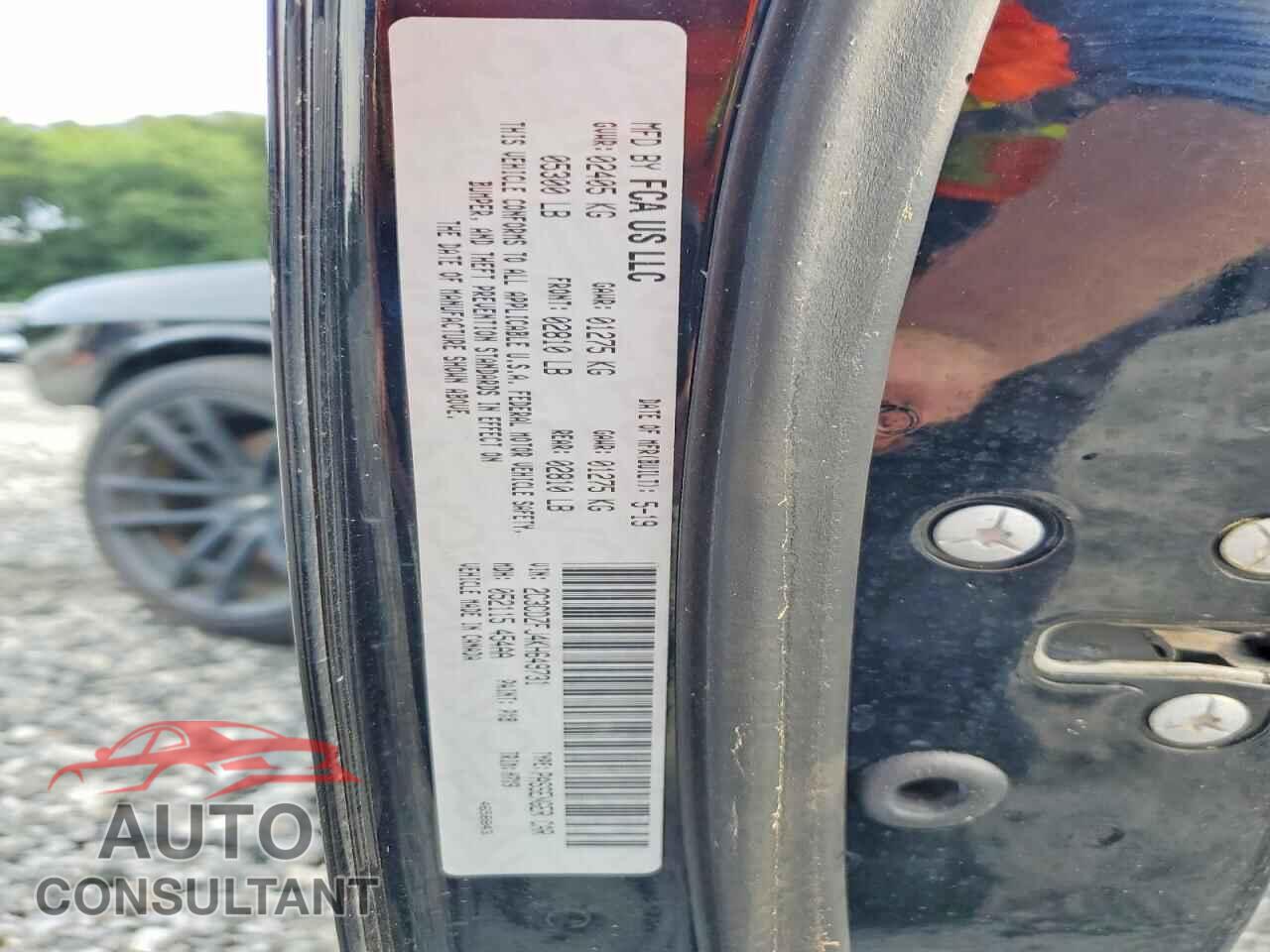 DODGE CHALLENGER 2019 - 2C3CDZFJ4KH649731
