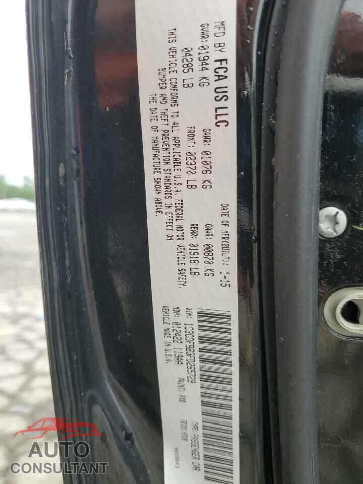 DODGE DART 2015 - 1C3CDFBB3FD265729
