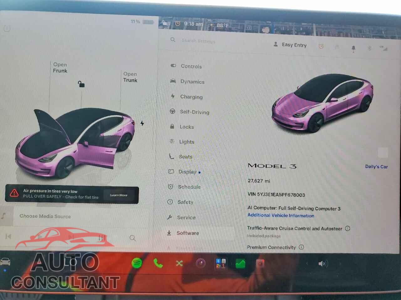 TESLA MODEL 3 2023 - 5YJ3E1EA5PF678003
