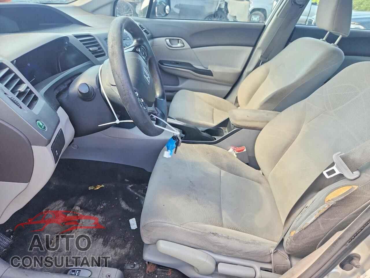 HONDA CIVIC 2012 - 2HGFB2F49CH108497