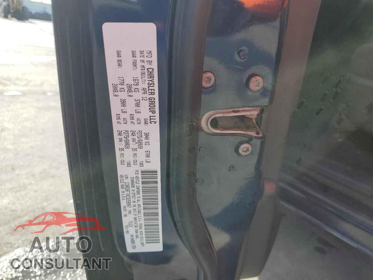 DODGE ALL OTHER 2012 - 1C6RD6FT0CS258907