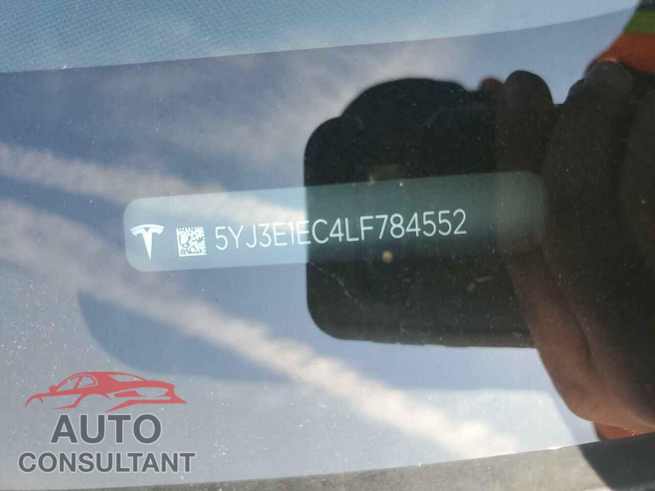 TESLA MODEL 3 2020 - 5YJ3E1EC4LF784552
