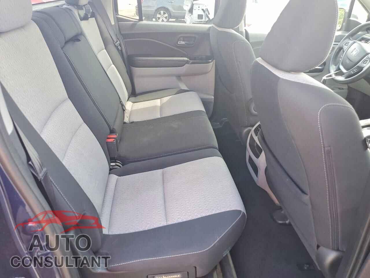 HONDA RIDGELINE 2017 - 5FPYK3F49HB016341