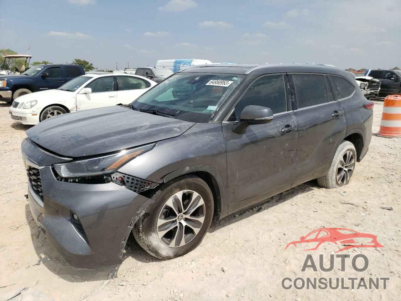 TOYOTA HIGHLANDER 2021 - 5TDGZRAH2MS051015