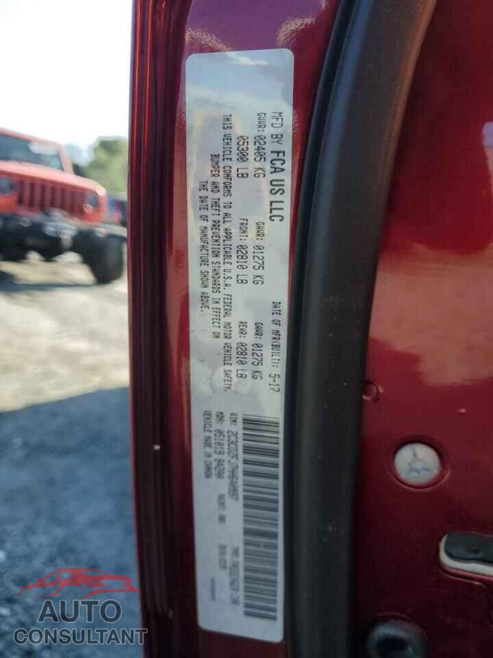 DODGE CHALLENGER 2017 - 2C3CDZFJ7HH640997