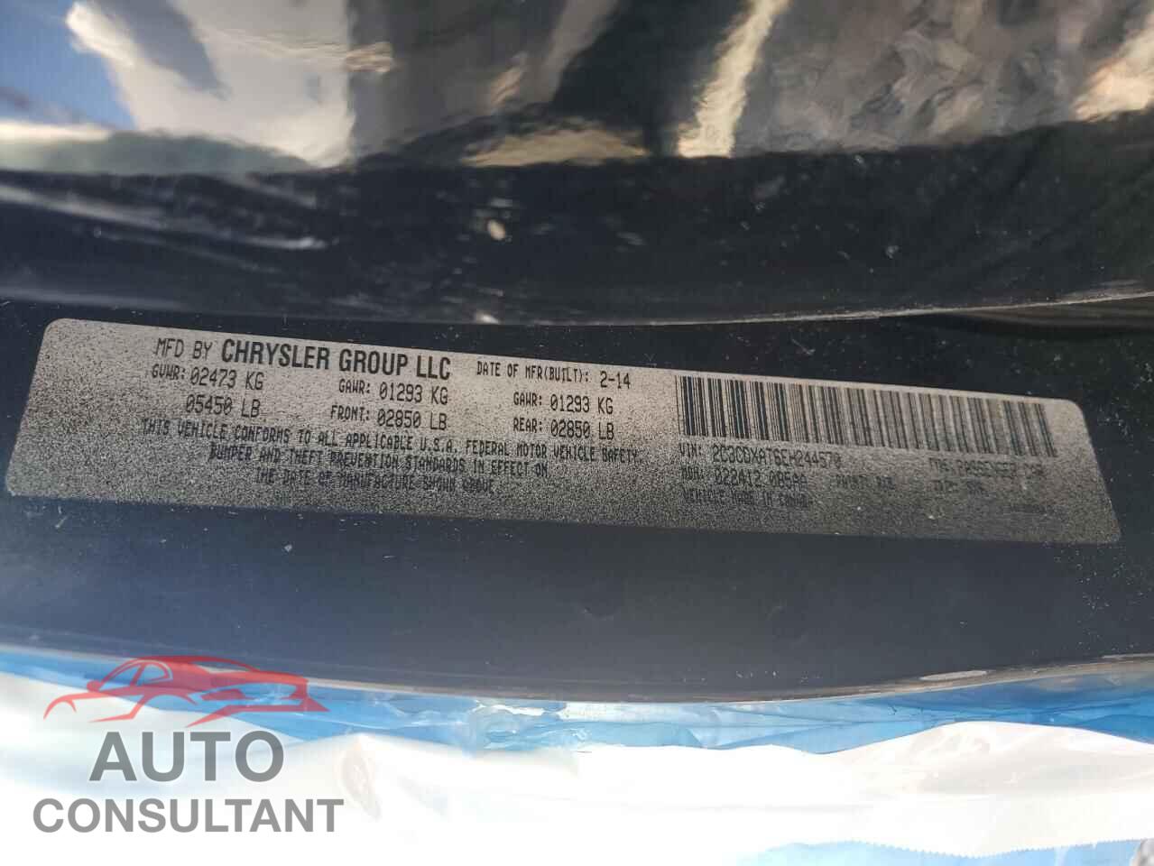 DODGE CHARGER 2014 - 2C3CDXAT6EH244570