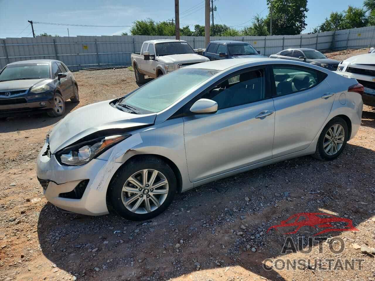 HYUNDAI ELANTRA 2014 - KMHDH4AE1EU181066