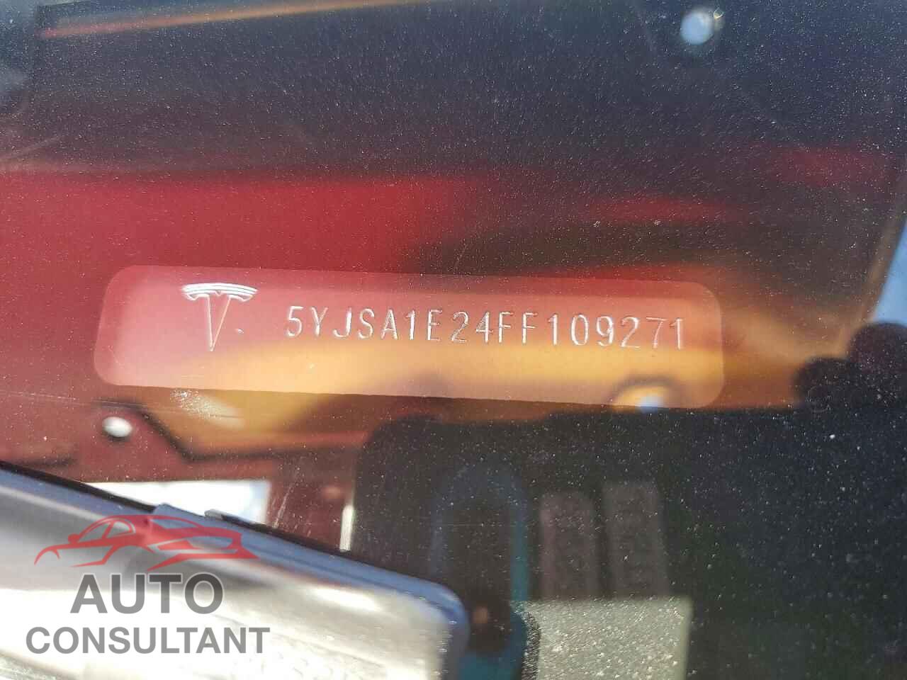 TESLA MODEL S 2015 - 5YJSA1E24FF109271