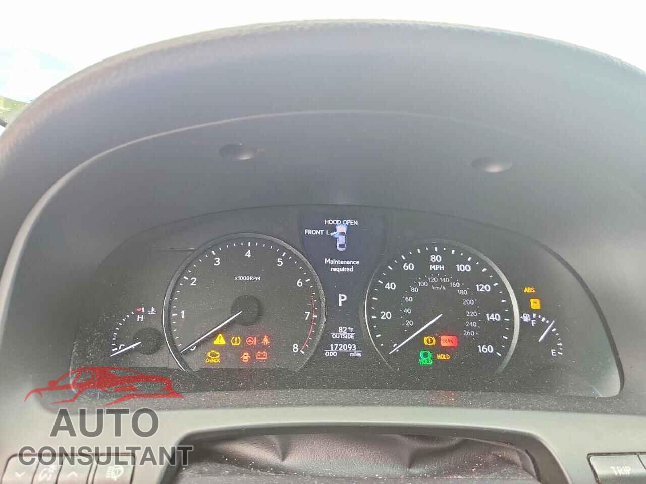 LEXUS LS460 2013 - JTHBL5EF8D5124941