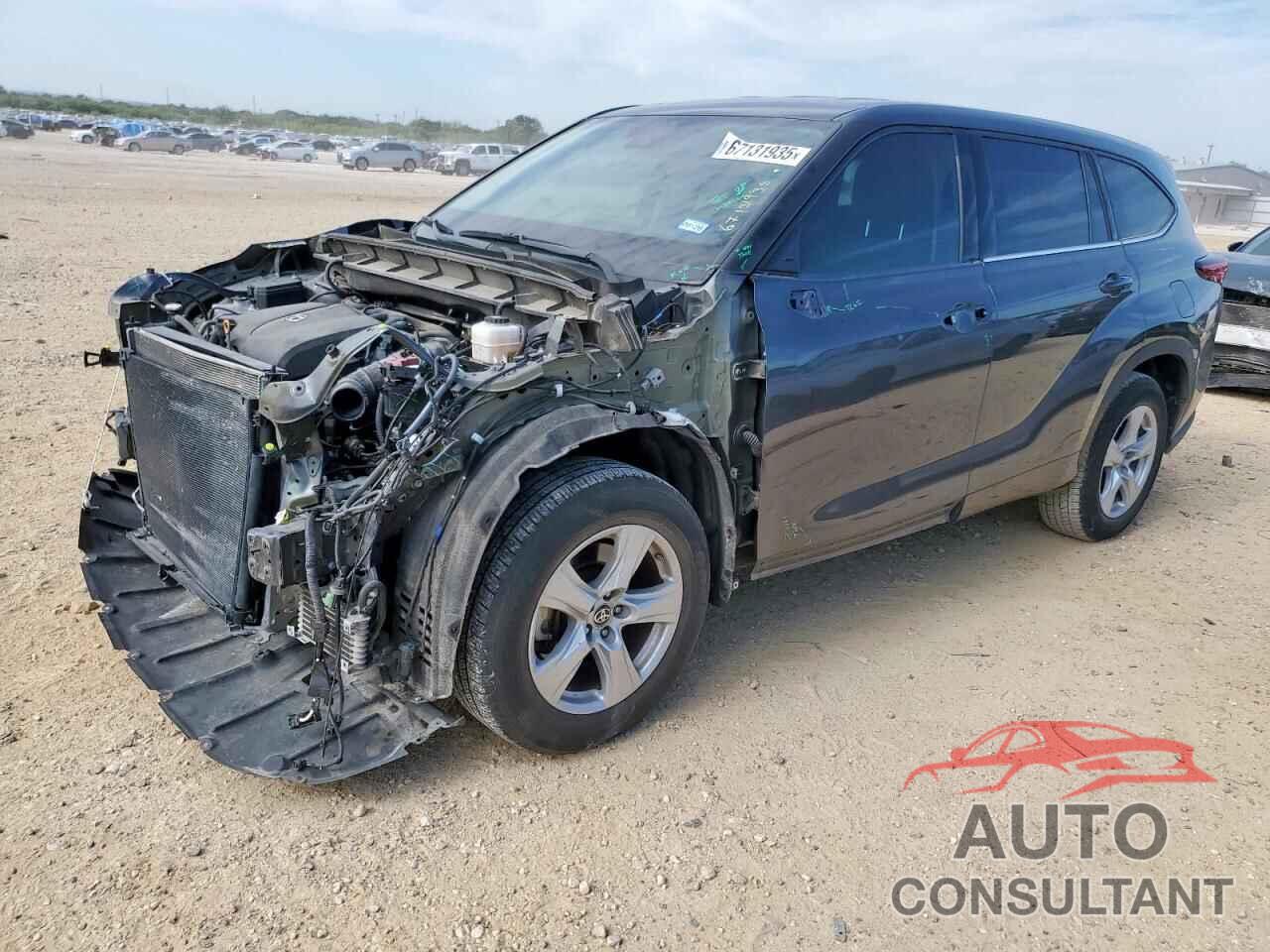 TOYOTA HIGHLANDER 2020 - 5TDCZRAH8LS505748