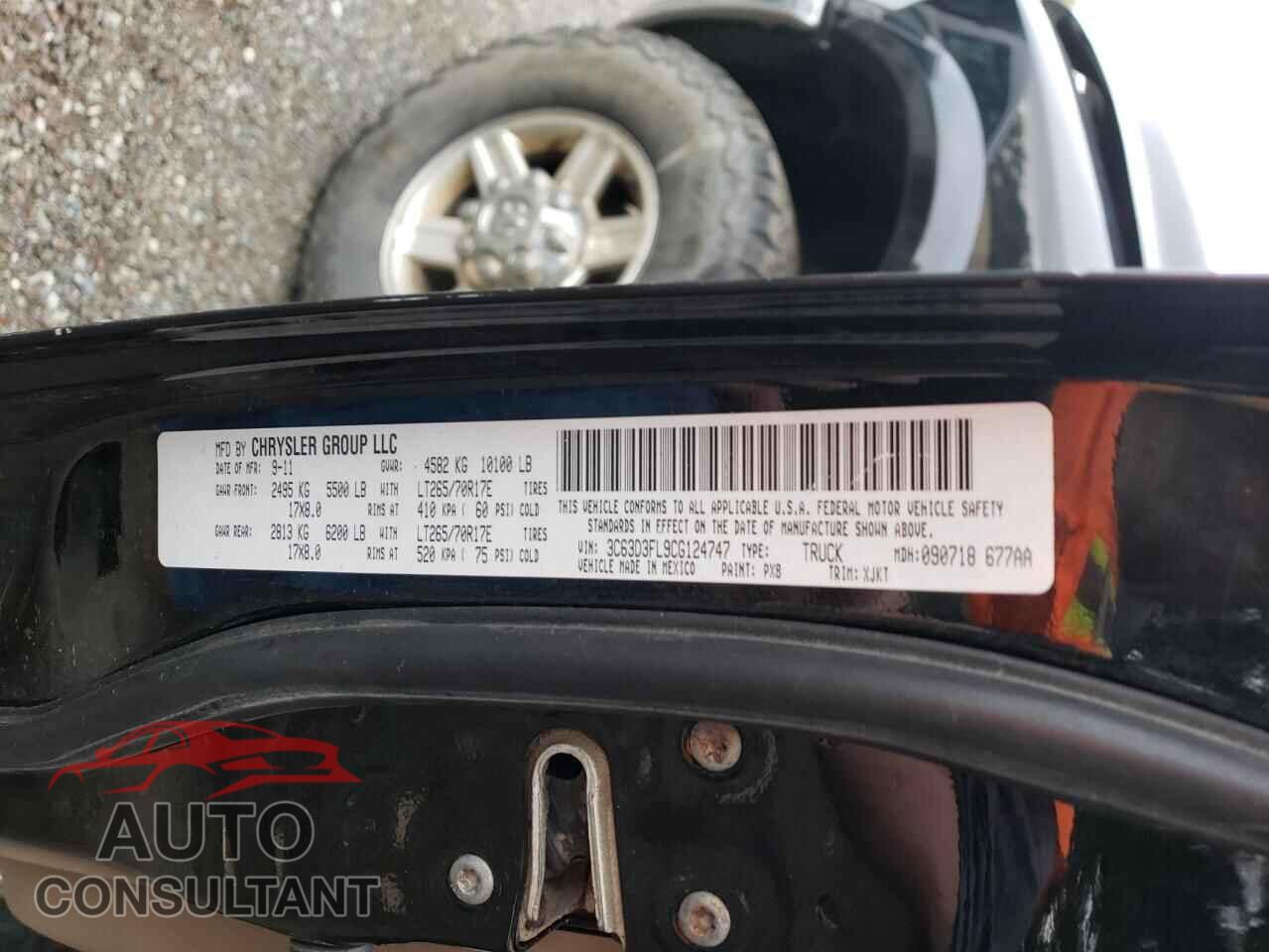 DODGE RAM 3500 2012 - 3C63D3FL9CG124747
