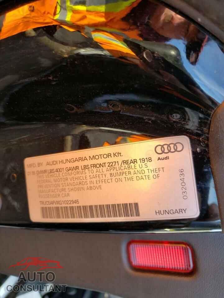 AUDI TT 2016 - TRUC5AFVXG1022945