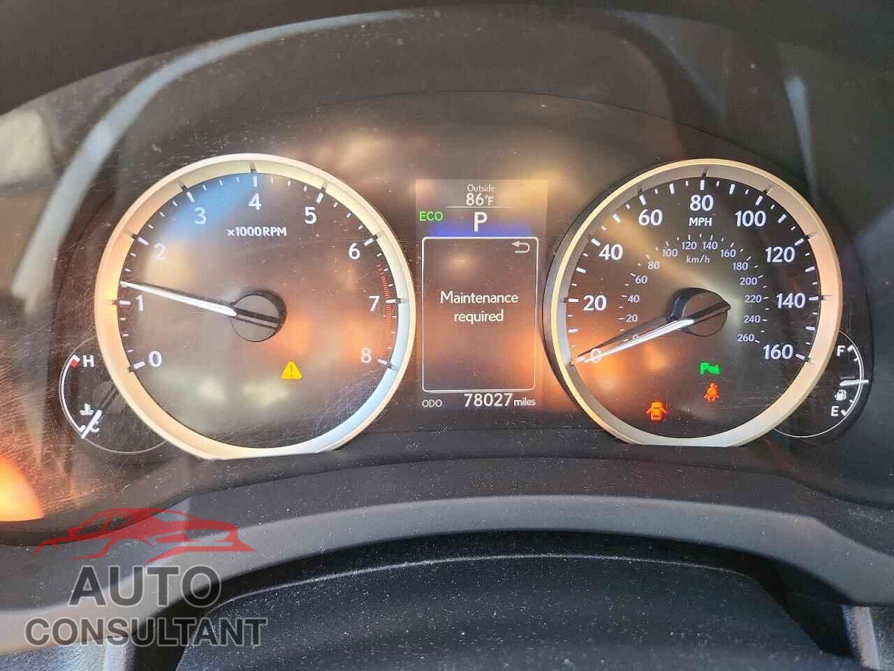 LEXUS IS 2015 - JTHBE1D23F5022290