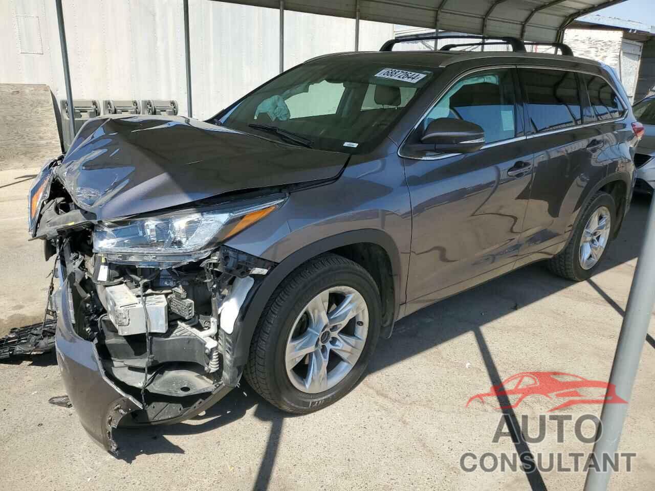 TOYOTA HIGHLANDER 2017 - 5TDDZRFH3HS357500