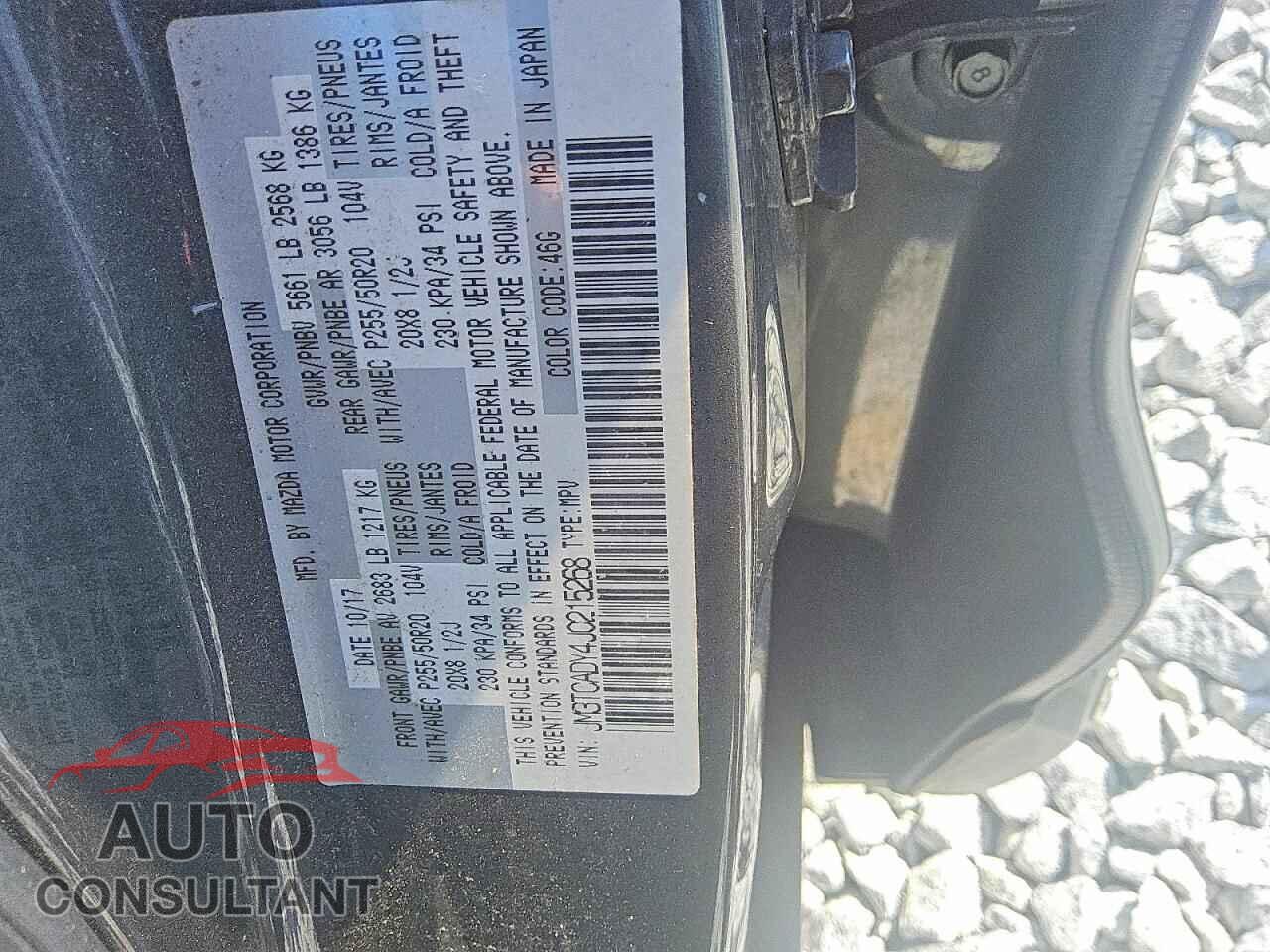 MAZDA CX-9 2018 - JM3TCADY4J0215268