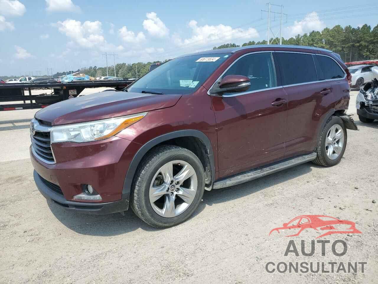 TOYOTA HIGHLANDER 2016 - 5TDDKRFH2GS234046