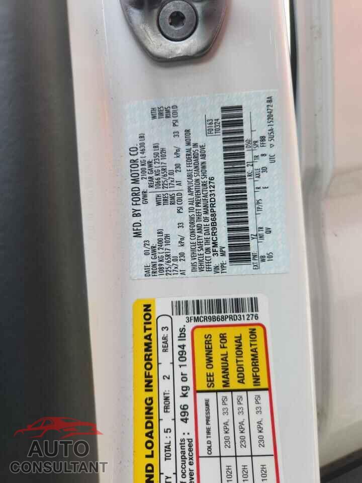 FORD BRONCO 2023 - 3FMCR9B68PRD31276