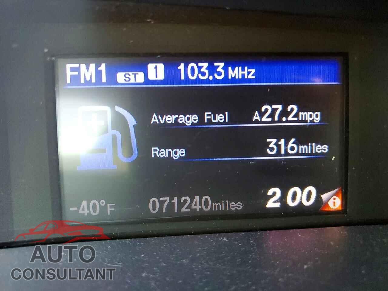 HONDA CIVIC 2013 - 19XFB2F97DE252427