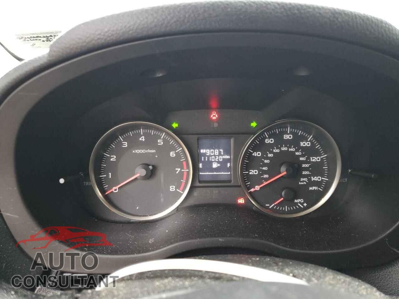SUBARU CROSSTREK 2016 - JF2GPABC2G8329366