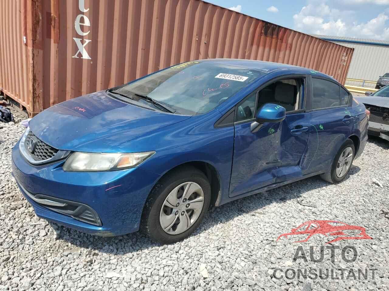HONDA CIVIC 2013 - 19XFB2F57DE095253