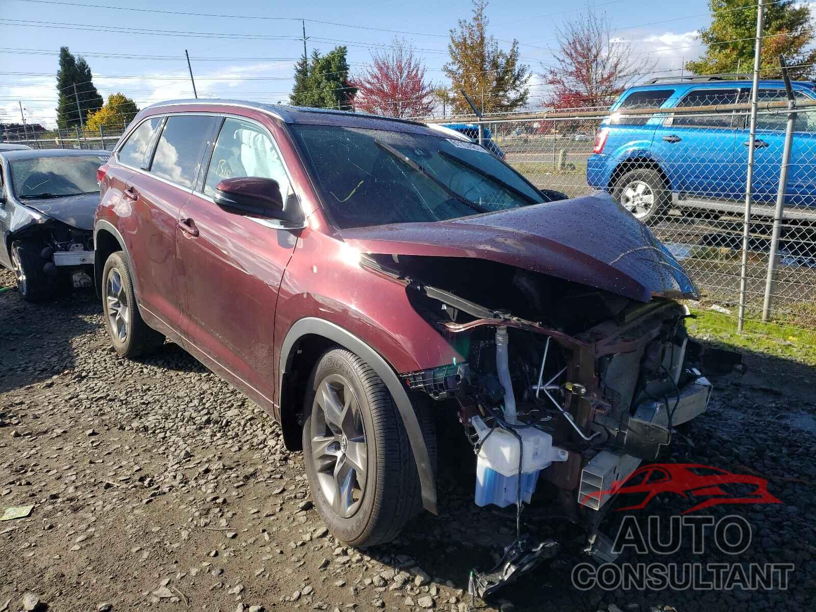 TOYOTA HIGHLANDER 2019 - 5TDDZRFH0KS935690