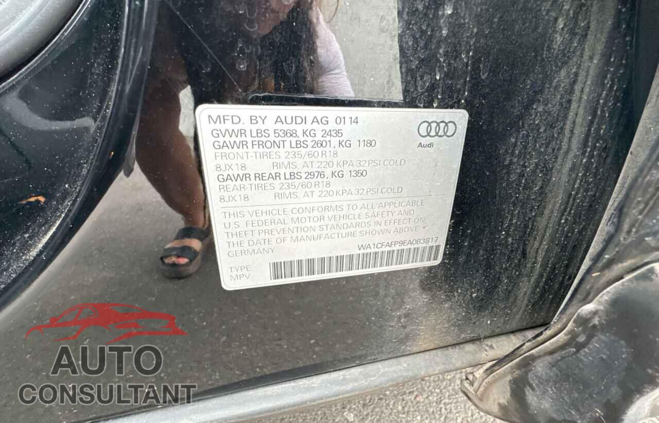 AUDI Q5 2014 - WA1CFAFP9EA083817