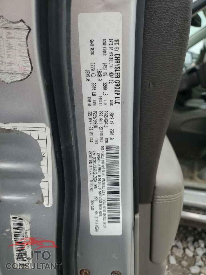 DODGE DURANGO 2013 - 1C4RDJDG3DC613520