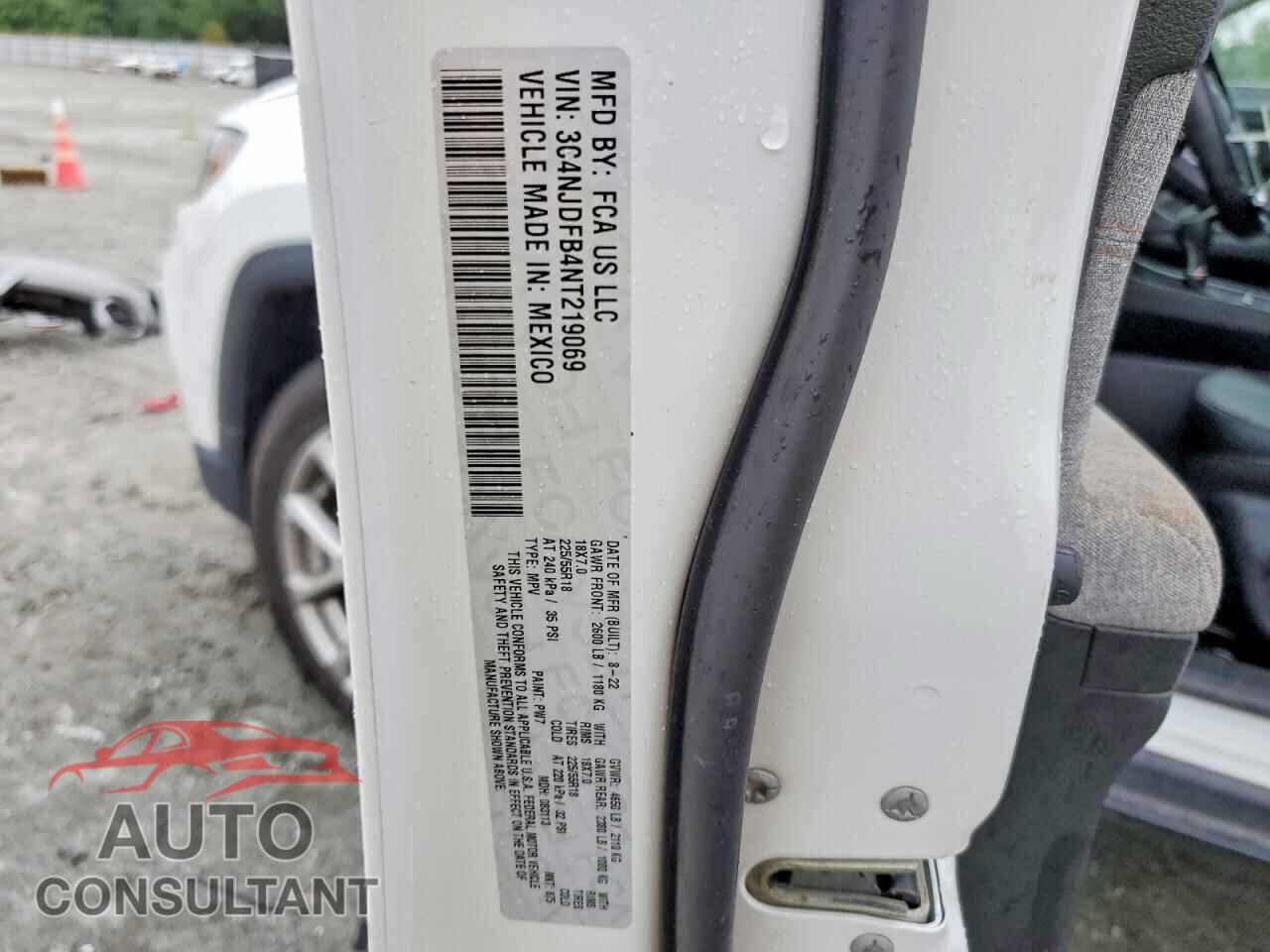 JEEP COMPASS 2022 - 3C4NJDFB4NT219069