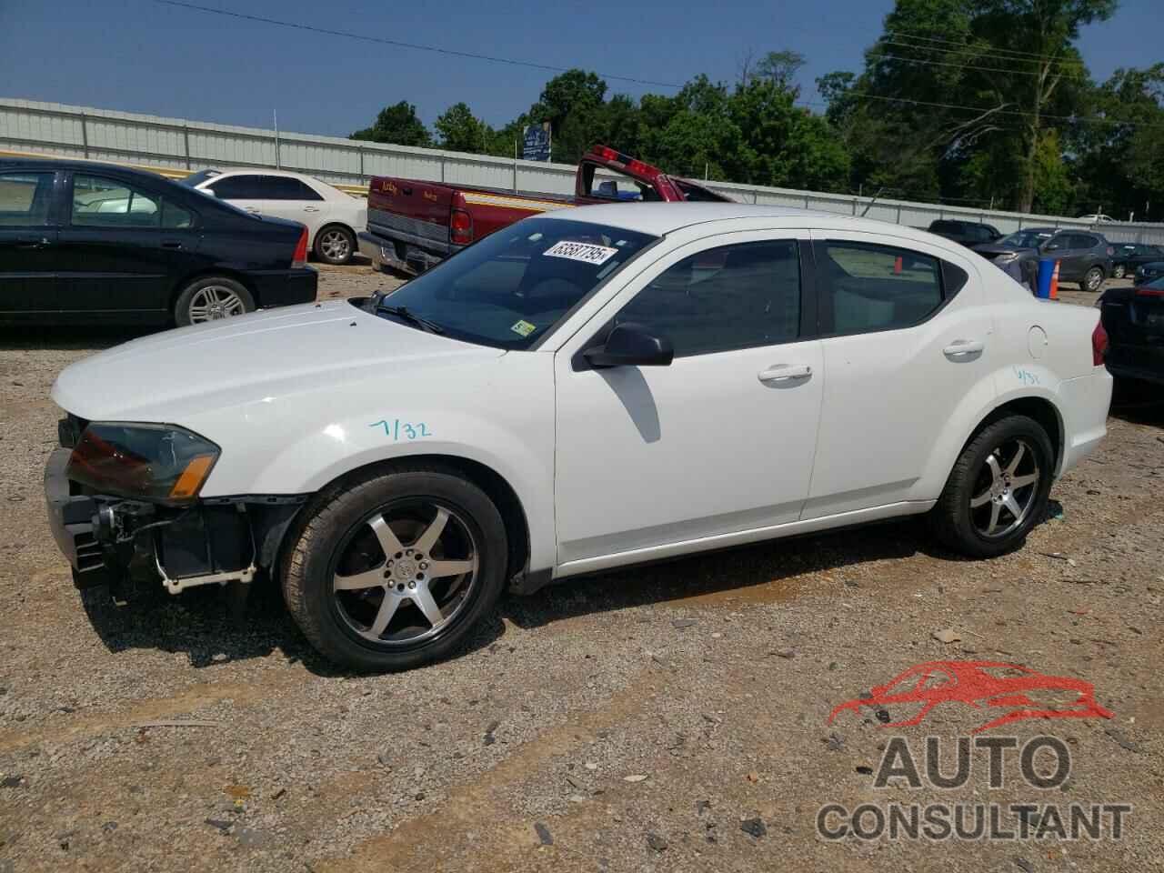 DODGE AVENGER 2012 - 1C3CDZAB3CN110087