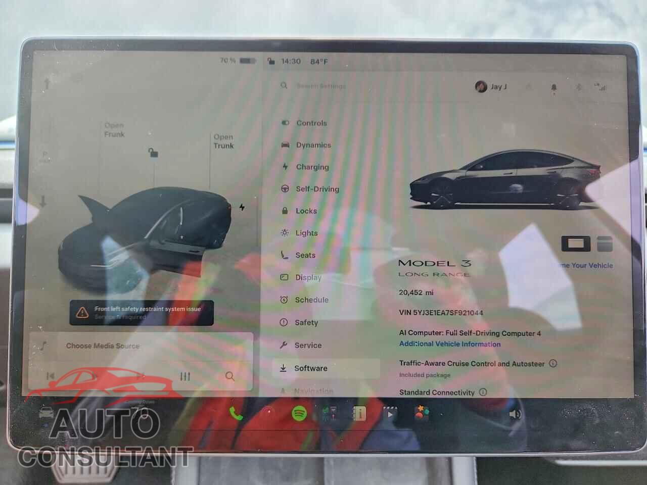 TESLA MODEL 3 2025 - 5YJ3E1EA7SF921044