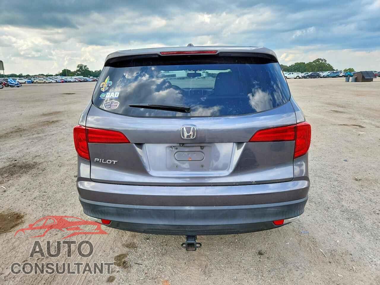 HONDA PILOT 2017 - 5FNYF5H51HB044293
