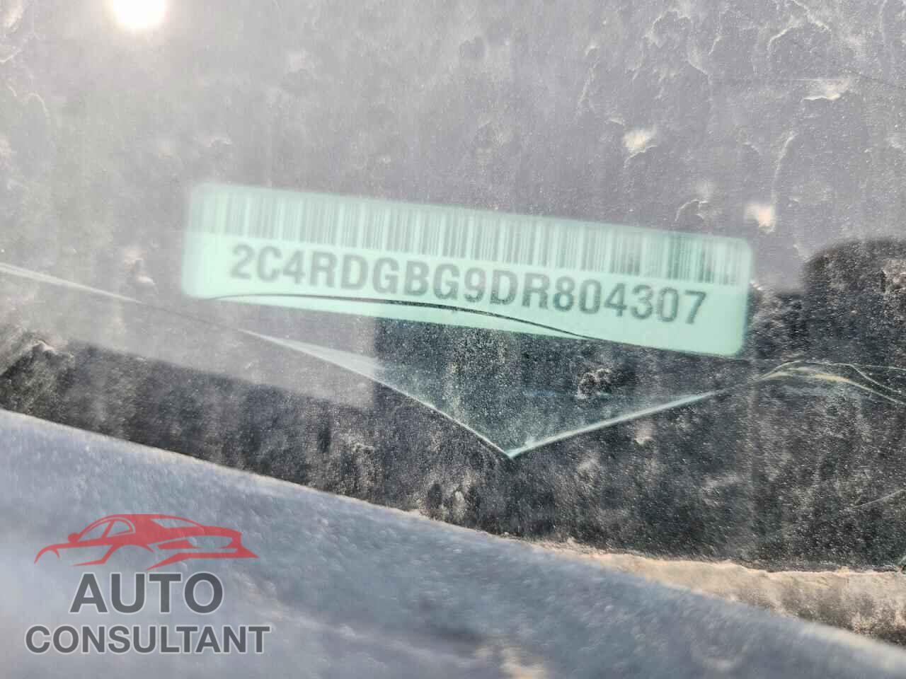DODGE CARAVAN 2013 - 2C4RDGBG9DR804307