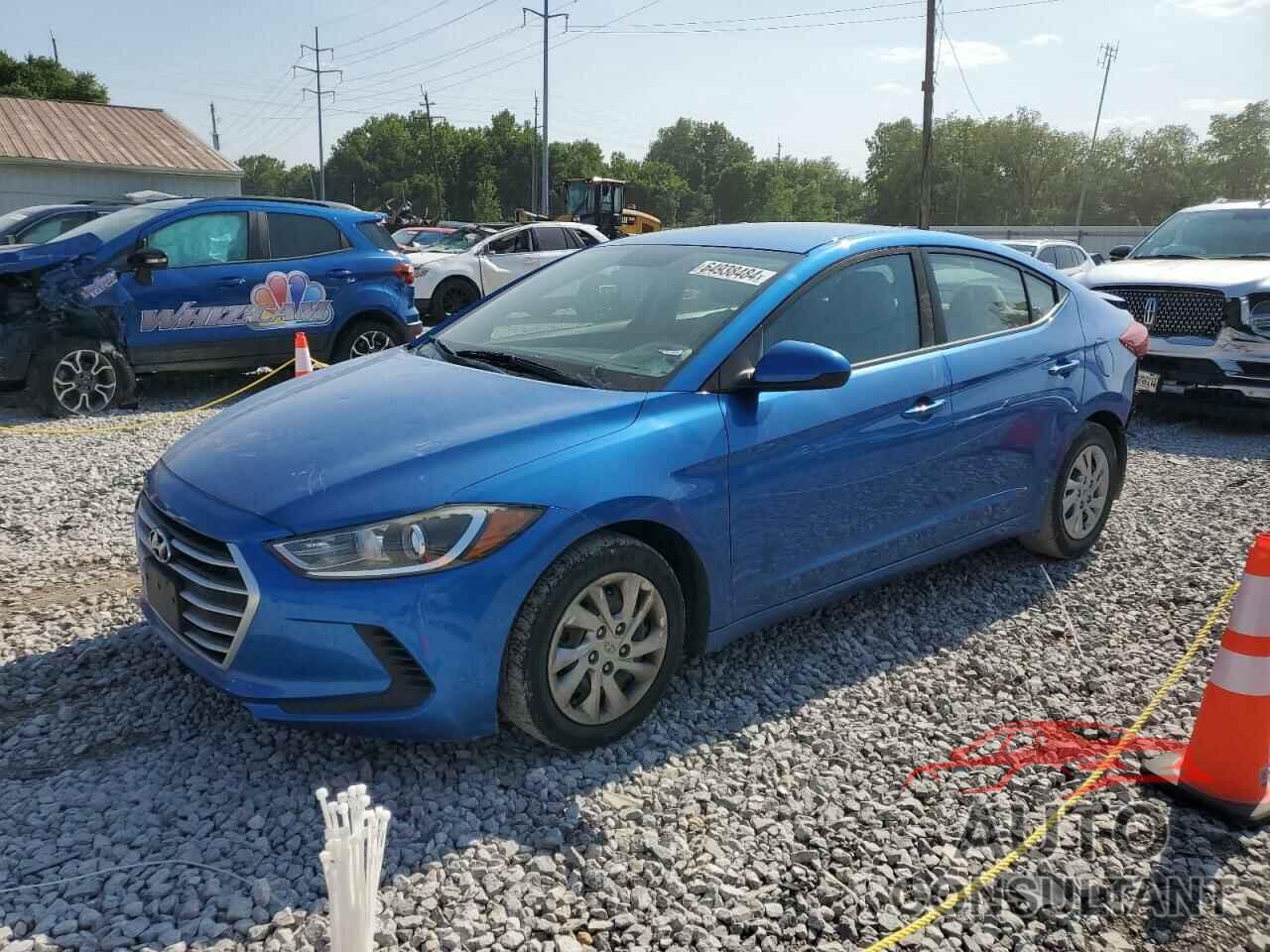 HYUNDAI ELANTRA 2017 - 5NPD74LF9HH084337
