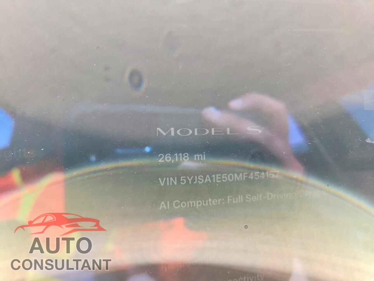 TESLA MODEL S 2021 - 5YJSA1E50MF454157
