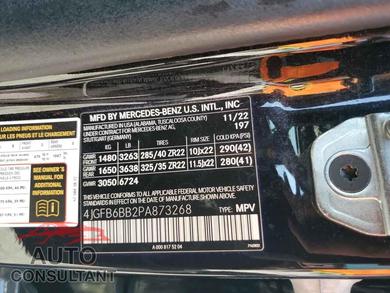 MERCEDES-BENZ GLE-CLASS 2023 - 4JGFB6BB2PA873268