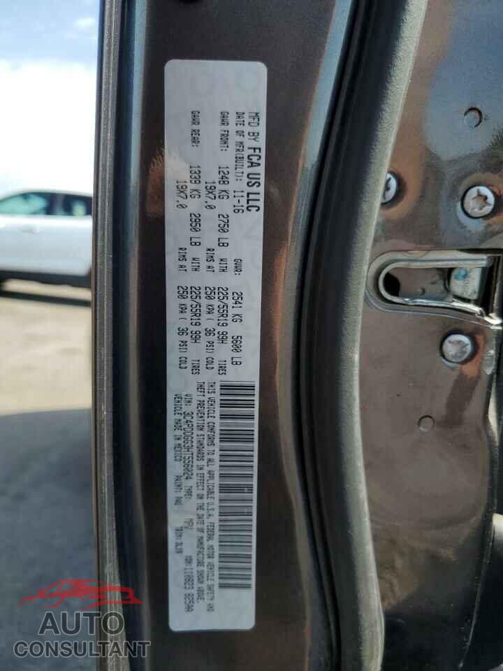 DODGE JOURNEY 2017 - 3C4PDDGG3HT556024