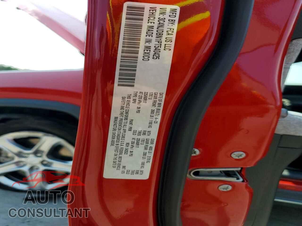 JEEP COMPASS 2023 - 3C4NJDBN1PT540425