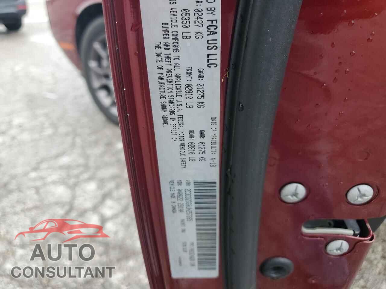 DODGE CHALLENGER 2018 - 2C3CDZGG0JH257265
