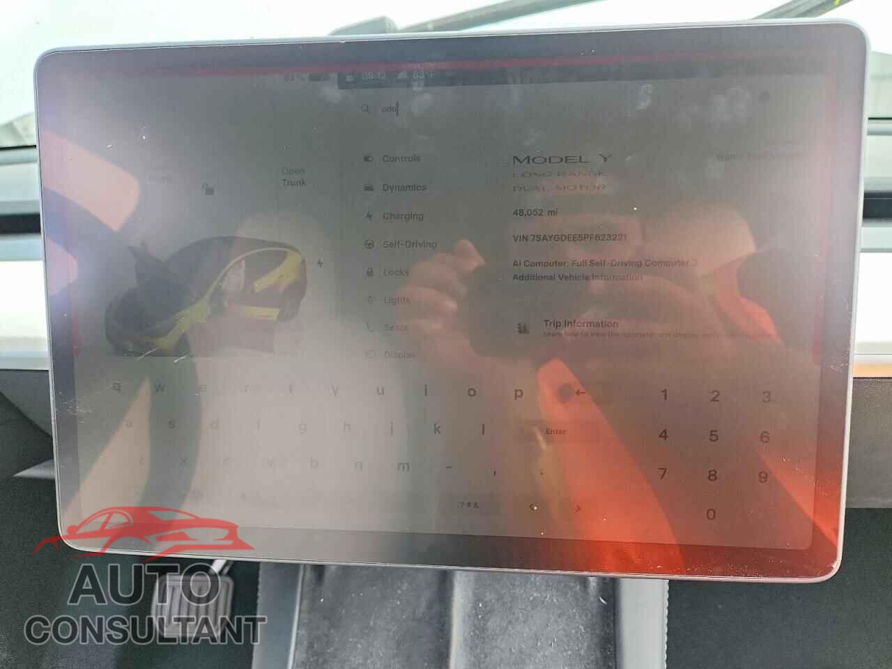 TESLA MODEL Y 2023 - 7SAYGDEE5PF623221