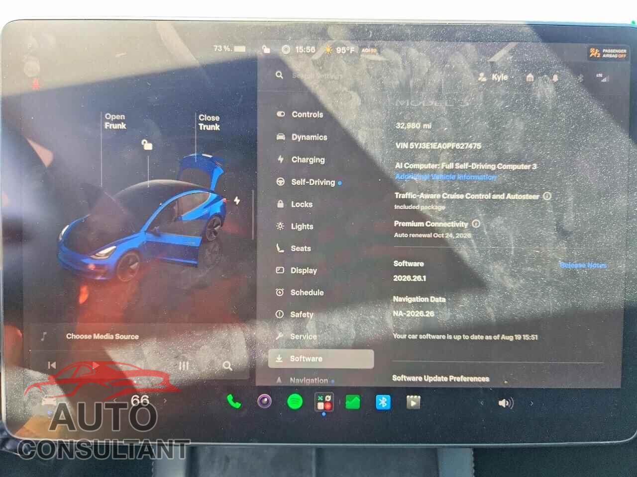 TESLA MODEL 3 2023 - 5YJ3E1EA0PF627475