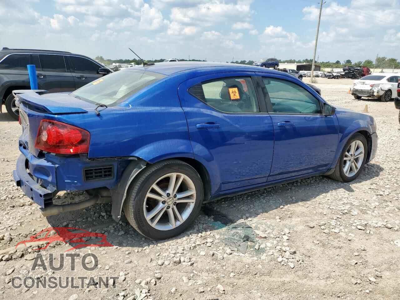 DODGE AVENGER 2012 - 1C3CDZAG5CN314837