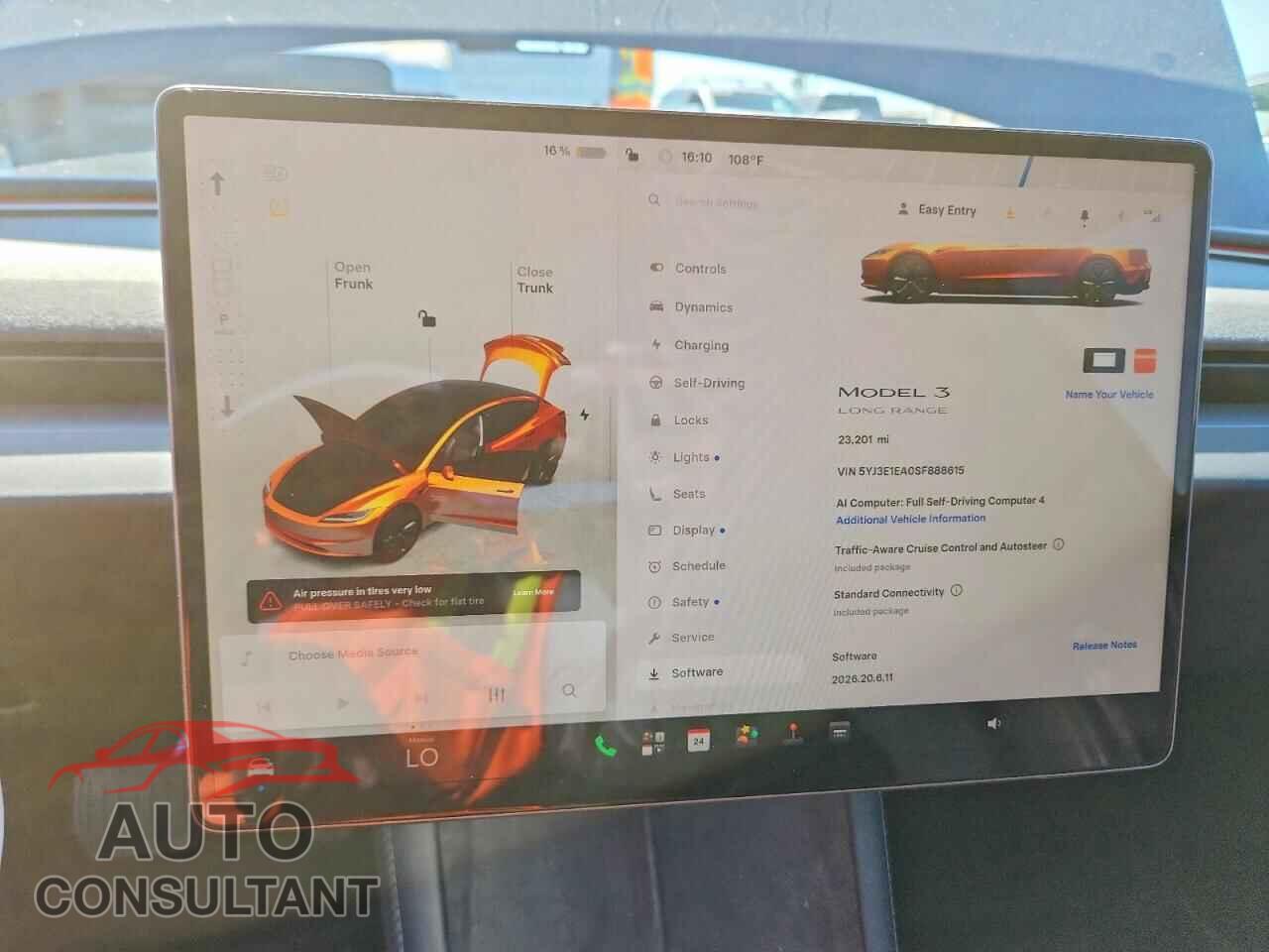 TESLA MODEL 3 2025 - 5YJ3E1EA0SF888615